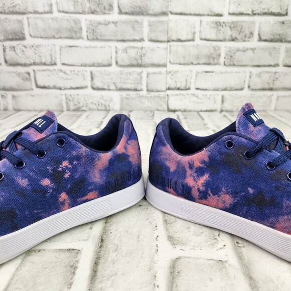NoBull Tie-Dye Canvas Trainer Women's Sz 7 Blue Pink Athletic Gym CrossFit Shoes - Picture 4 of 10